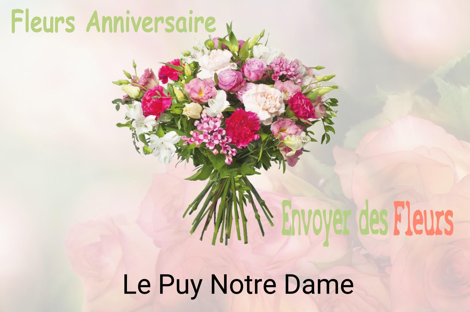 Bouquet de fleurs d’anniversaire livré à Le Puy-Notre-Dame