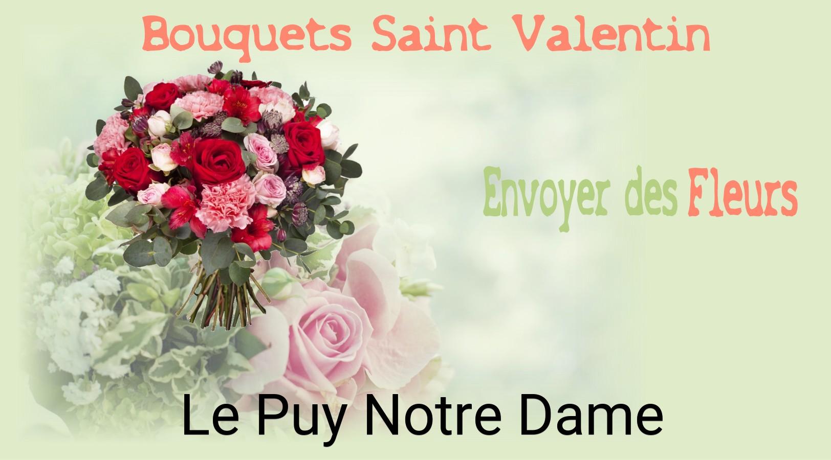 Roses de Saint-Valentin livrées à Le Puy-Notre-Dame